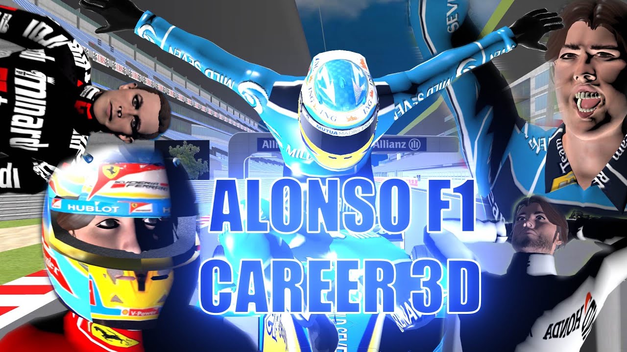 ⁣Fernando Alonso F1 Career 3D Animation