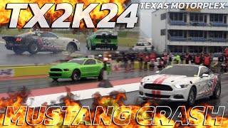 Mustang Crash @ TX2K24 Texas Motorplex