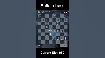 Day 15 of playing bullet in chess until i get to 1000 elo #bullet #bulletchess #chess #chessgame