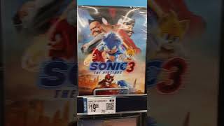 Sonic Movie 3 DVD & 4K Ultra HD Blu-Ray At Walmart