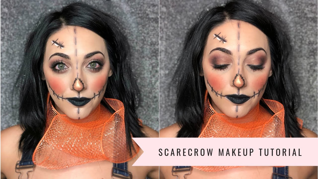 Scarecrow MakeupTutorial - YouTube