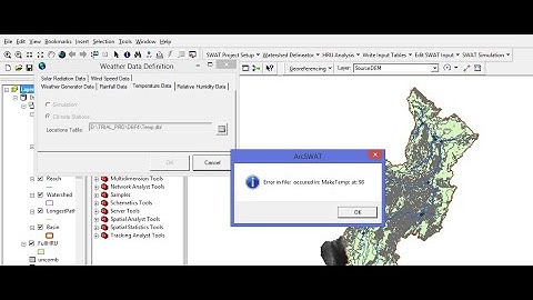 Arc-SWAT tutorial in Amharic Section 3 5