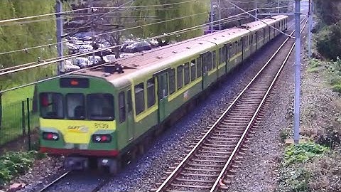 Irish Rail 8100 Class Dart Trains x 2 - Sydney Parade, Dublin