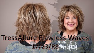 TressAllure FLAWLESS WAVES in the color 17/23/R8 | Basic Cap shag cut with WAVES and BANGS!