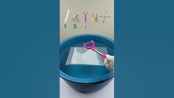 TRY TO GUESS HOW MANY WILL FLOAT?#waterexperiment #satisfyingvideo  #experiment