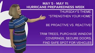 Hurricane Preparedness | Thursday, May 9 - Strengthen Your Home
