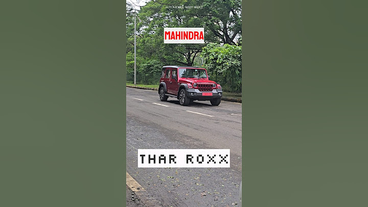 Mahindra Thar Roxx - Road Presence 🔥🔥🔥😮😮😮 #shorts #suv #tharroxx