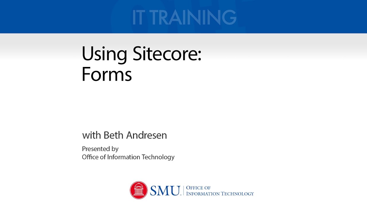 Using Sitecore: Forms Part 05: Send Emails