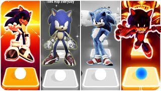 Sonic EXE VS Sonic Prime VS Sonic VS Sonic EXE | Tiles Hop EDM Rush