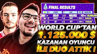WORLD CUP IKINCISI ILE DUO TURNUVASI OYNADIM!!! / FORTNITE BATTLE ROYALE TURKCE