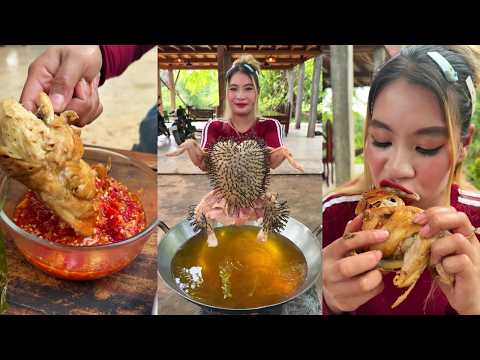 Cooking roasted chicken with coke and eat with chili sauce recipe