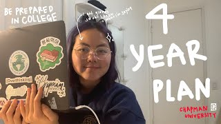 how to create a COLLEGE FOUR YEAR PLAN & all about REGISTERING FOR COURSES | Chapman University how to create a COLLEGE FOUR YEAR PLAN & all about REGISTERING FOR COURSES | Chapman University