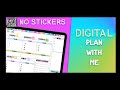 GoodNotes 5 | No Stickers Digital Plan With Me - PrintStick DIGITAL PLANNER