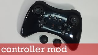 Xbox One Thumbsticks on a Wii U Pro Controller Mod