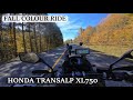 Honda Transalp XL750 - Fall Colors Ride - Ontario Scenic Rides Ep4