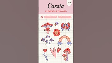 Canva elements keyword #canva #canvatutorial