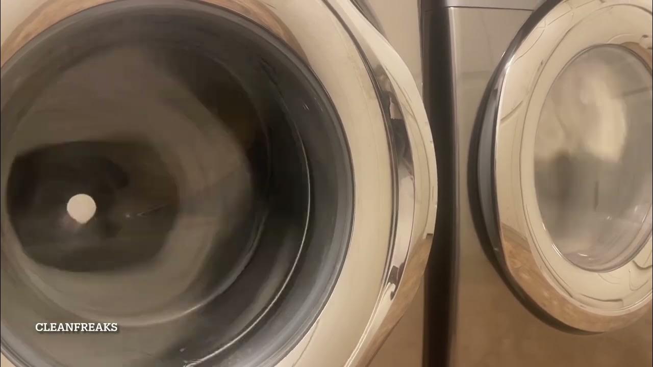 The fastest washing machine spin cycle rpm Samsung Clean Freaks YouTube