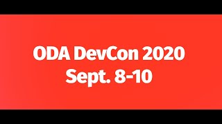 ODA DevCon 2020