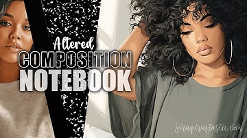 EASY DIY Laminated Altered Composition Notebook