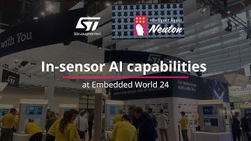 In-sensor AI capabilities with STMicroelectronics ISPU at EW24