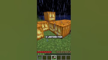 🎃✨Minecraft Pumpkin Crafting & Lighting✨🎃