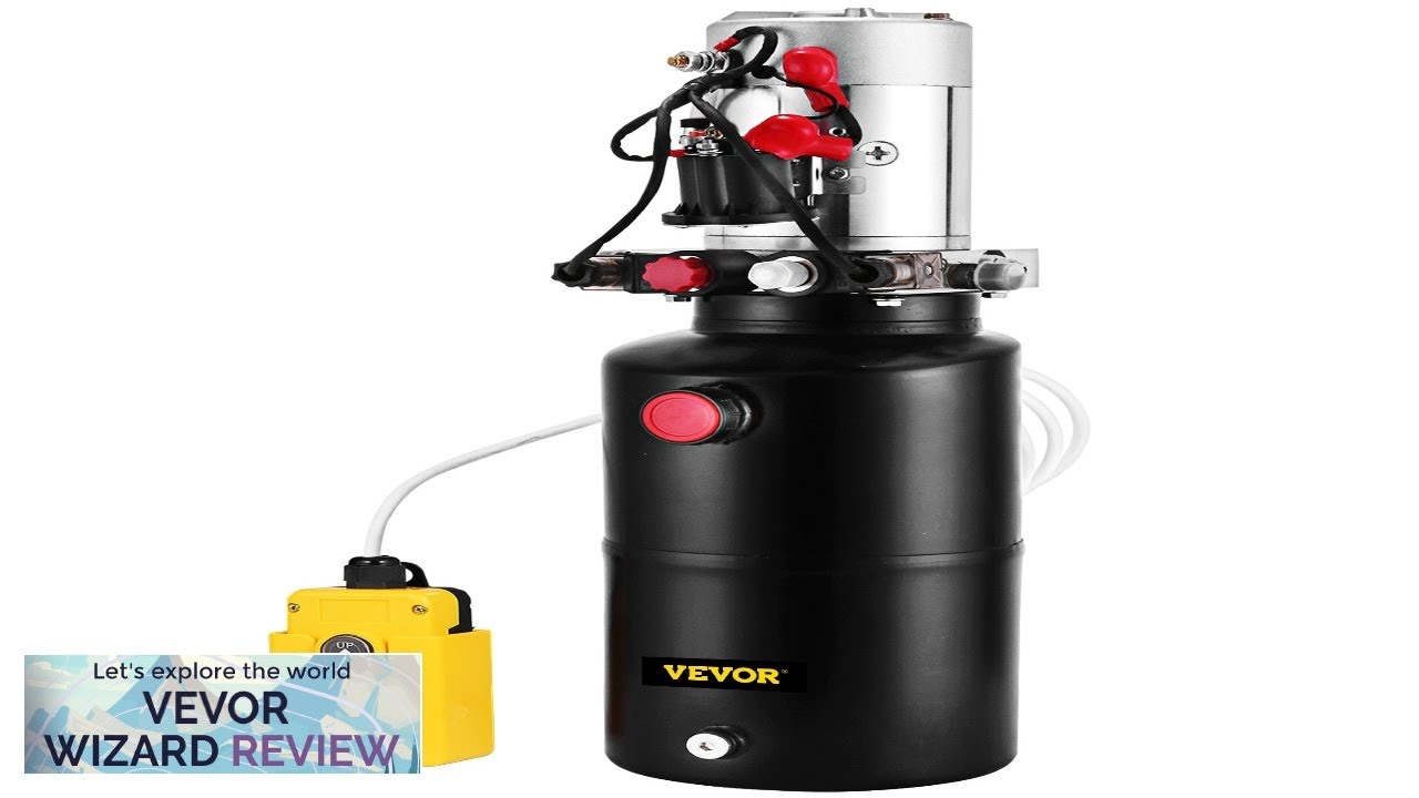 VEVOR Hydraulic Power Unit 12V DC Double Acting Hydraulic Pump 8 Quart Review