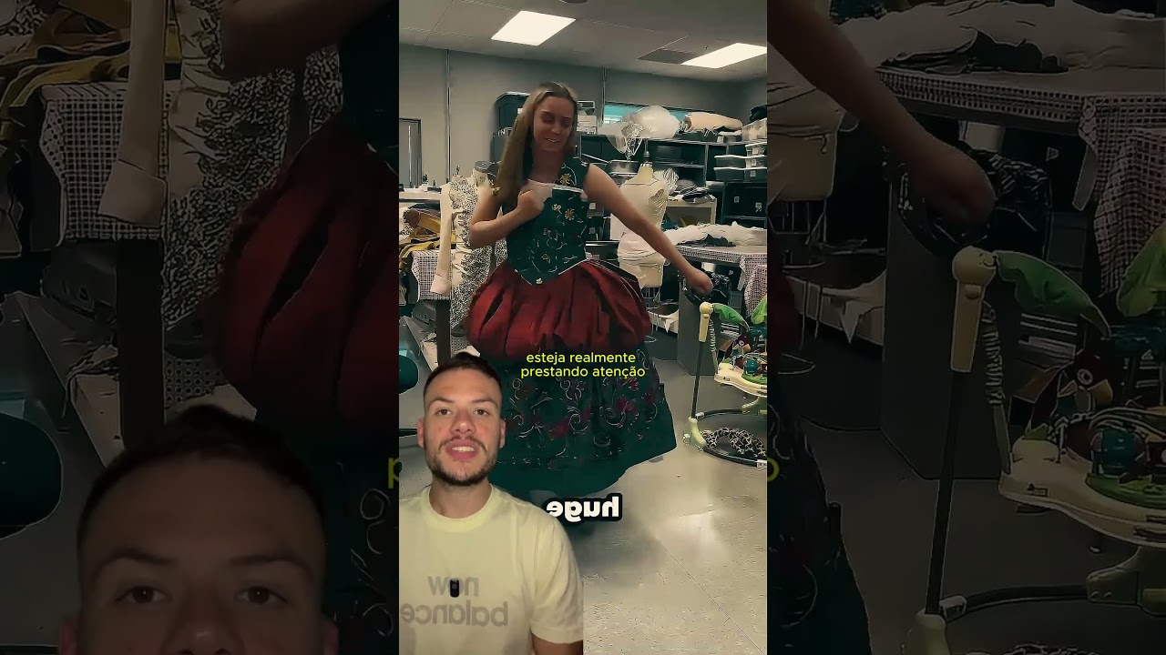 Como um artista troca de roupa em segundos sem sair do palco?