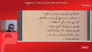 Safahat I - Osmanlıca Matbu Metin Okumaları 33 Ders