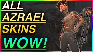 ALL AZRAEL SKINS | ALL AZRAEL EMOTES | Azrael Customization