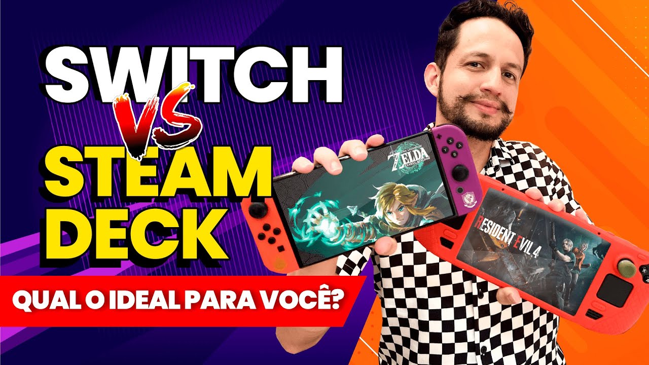 Comparação entre o Steam Deck e o Nintendo Switch: será que a Nintendo está  com problemas? - Dot Esports Brasil