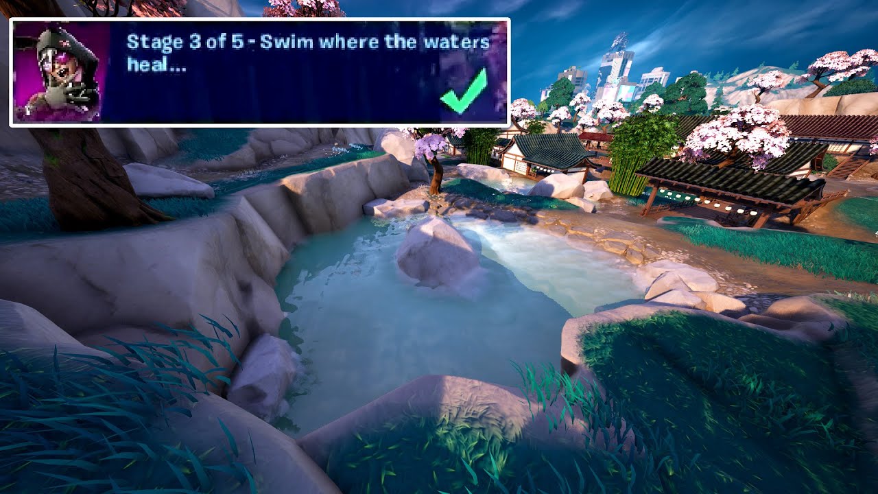Swim Where the Waters Heal Fortnite YouTube