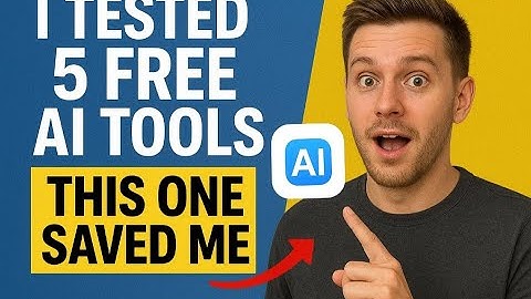 I Tested 5 FREE AI Tools – This One Saved Me”