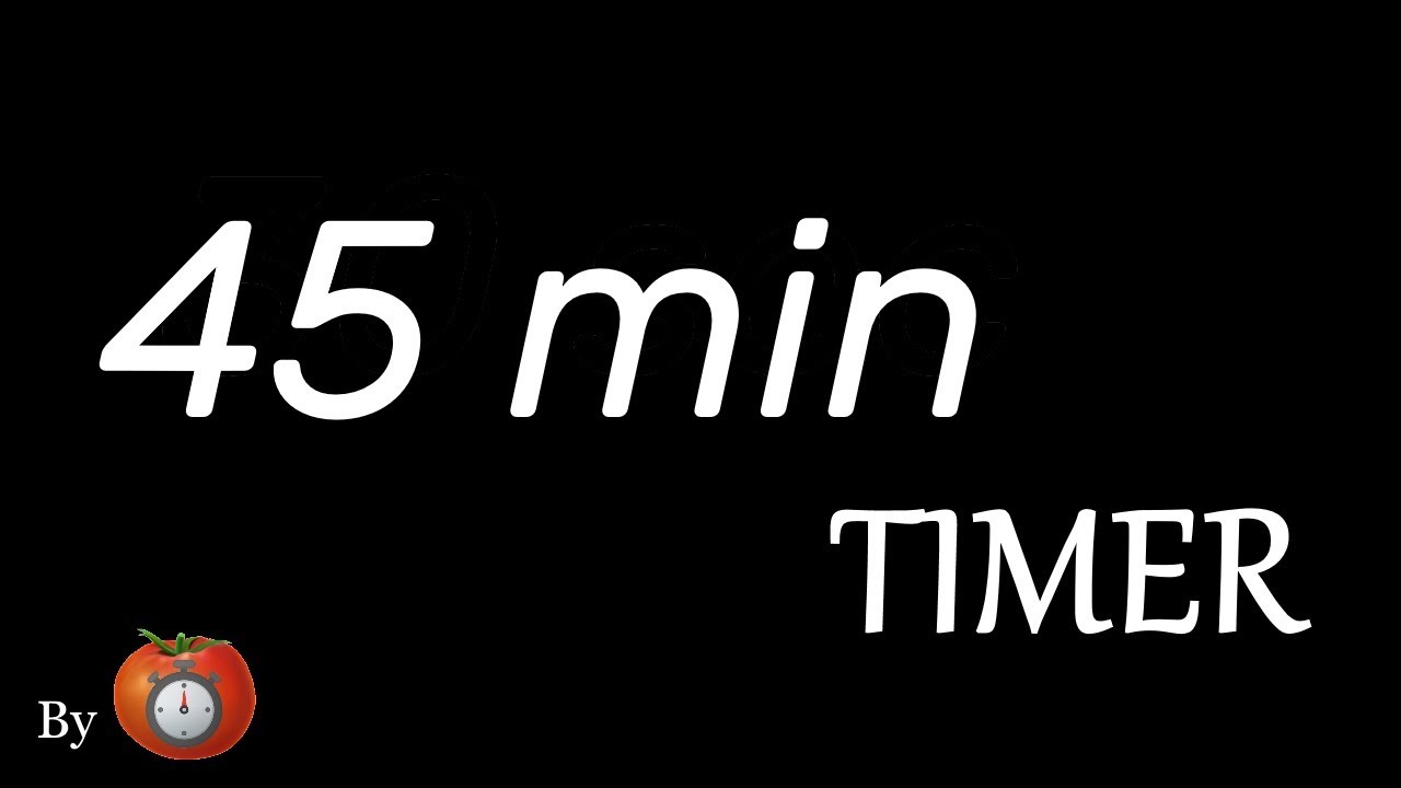 45 Minutes TIMER in Silence Workout Study Work YouTube 45 Minutes TIMER in Silence Workout Study Work YouTube