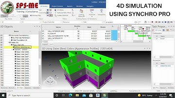 4D SIMULATION USING SYNCHRO PRO I SPS TRAININGS & BIM CONSULTANCY
