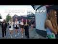 Summer day in Moscow, Red October walking tour, Russia 4K.