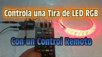 Controla una Tira de LED RGB con un Control Remoto