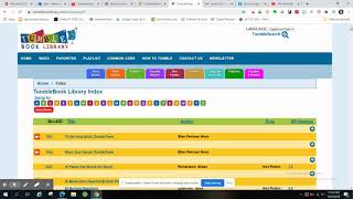 Full Direct book links in TumbleBookLibrary News