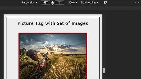 Display Different Images Based on Device Width with #Picture and #Source Tags