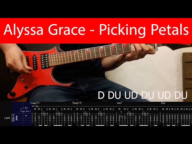 Alyssa Grace - Picking Petals Guitar Chords & Rhythm With Tabs