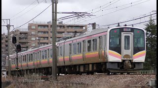 E129系B16編成 信越本線下り快速新潟行き3481M【4K】