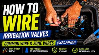 How to Wire Irrigation Valves | Common Wire & Zone Wires Explained How to Wire Irrigation Valves | Common Wire & Zone Wires Explained