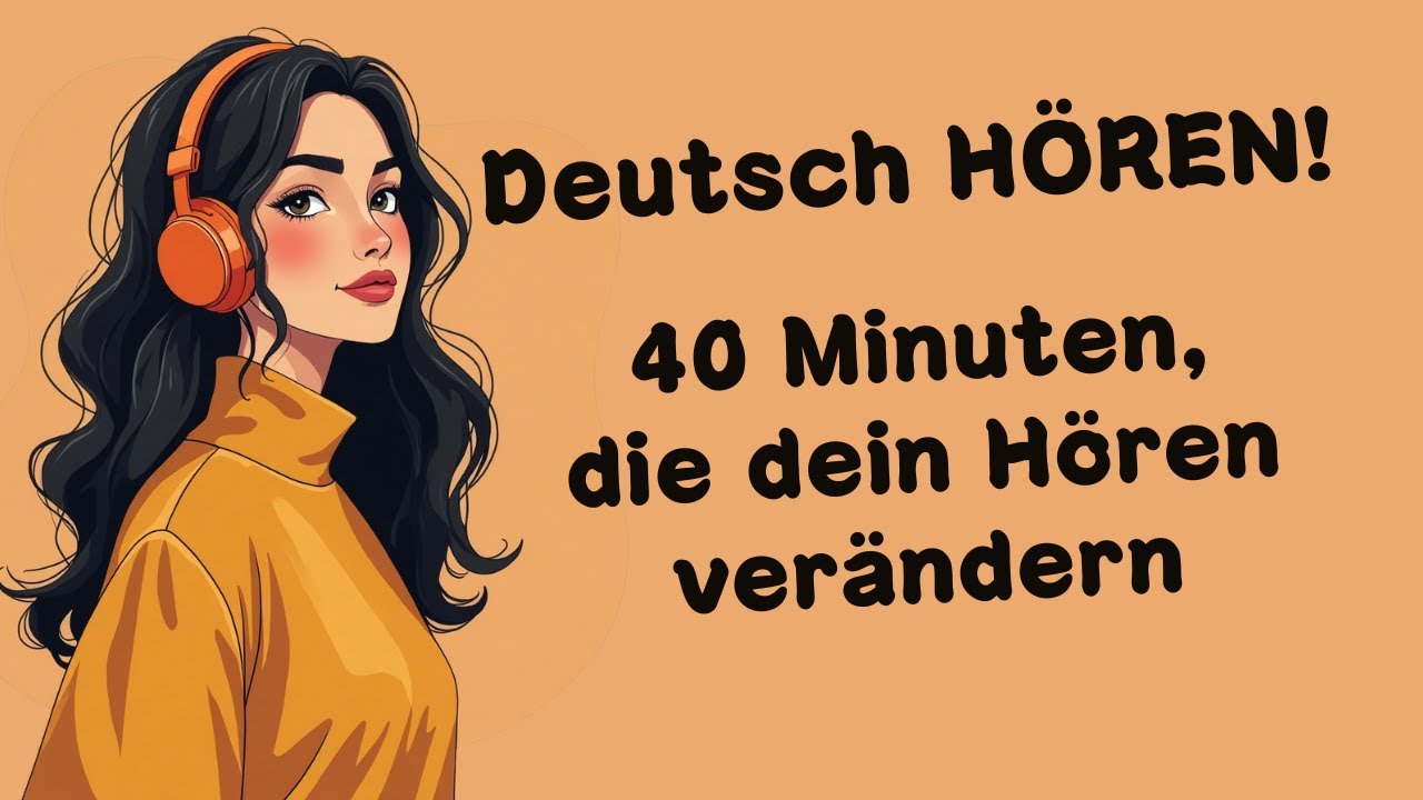 Deutsch Podcast | Deutsch Hören | Ep: 4 |  40 Minuten Training für besseres Hörverstehen!