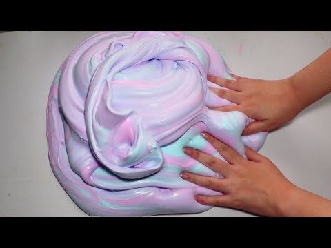 SCENTED HOLO Slime Stretchy Clear Holographic Glitter Slime ASMR