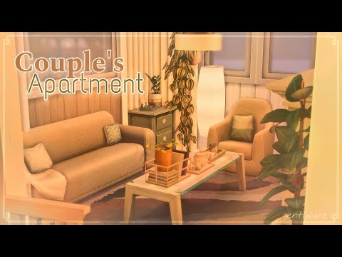 Видео: Квартира молодоженов 🤍| Симс 4: Строительство | Couple's Apartment │Speedbuild | NO CC