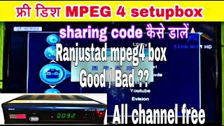 Mpeg4 stepbox ki full review  Secret code and Cccam code working  Wifi settings#mixupjai#Ranjustad