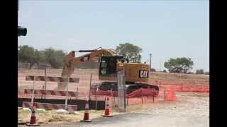 Street cut closure on Bryan Road - 2014