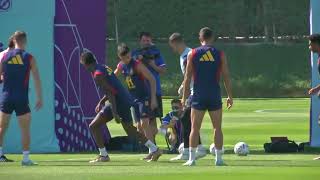 Spain return to training after impressive 7-0 victory against Costa Rica at Qatar 2022 World Cup