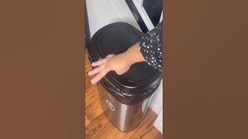 Do not buy a motion sensor trash can until you watch this! #shorts #cleaning