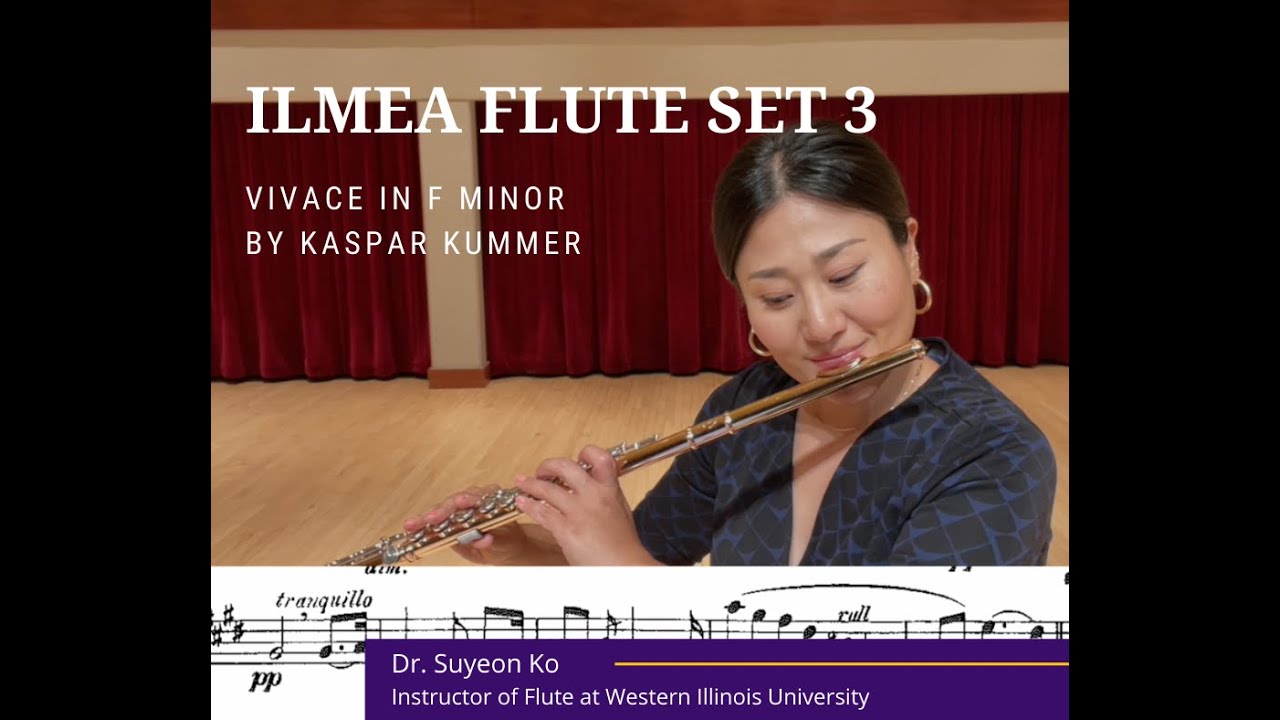 ILMEA Flute Set 3. Vivace in F Minor by Kaspar Kummer YouTube