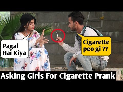 asking-girls-for-cigarette-prank-|-prank-in-india-|-freaky-hussain